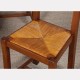 Suite of 4 wooden chairs from the 1960s - 