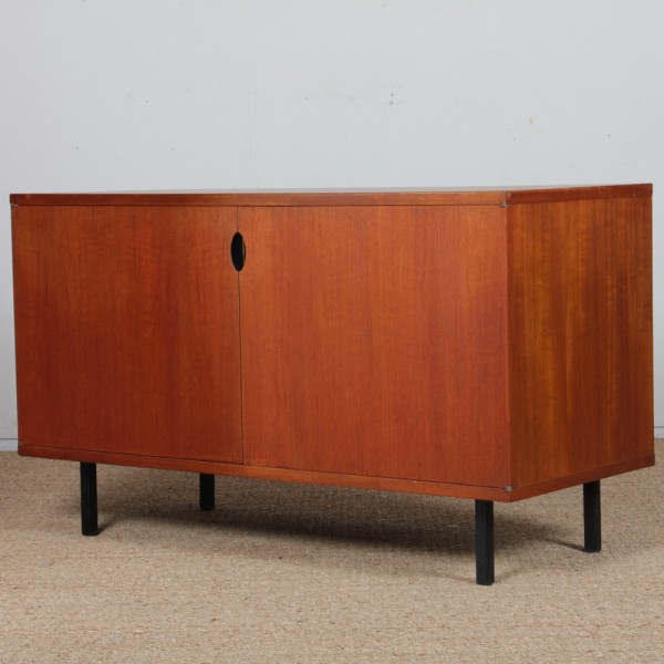 Commode en teck par Joseph-André Motte, 1960 - 
