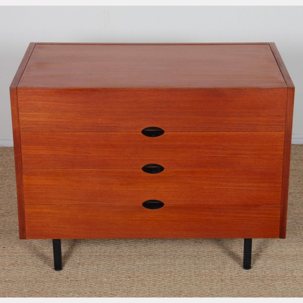 Coiffeuse en teck par Joseph-André Motte, 1960 - 