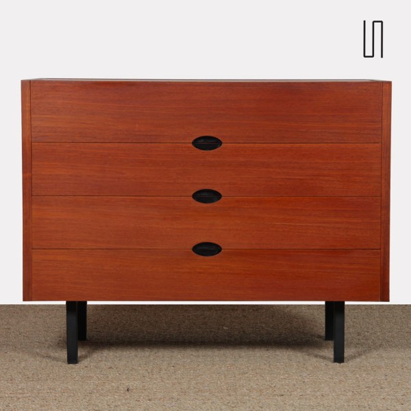 Coiffeuse en teck par Joseph-André Motte, 1960 - 