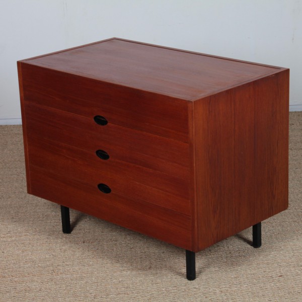Coiffeuse en teck par Joseph-André Motte, 1960 - 
