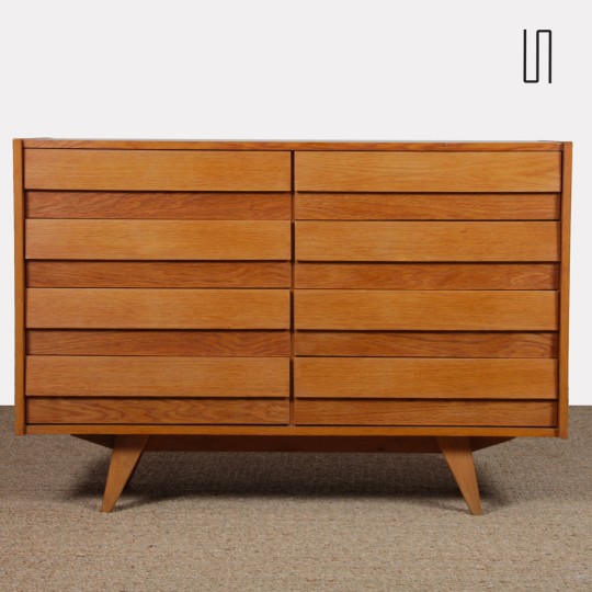 Commode en bois par Jiri Jiroutek, modèle U-453, vers 1960 - Design d'Europe de l'Est