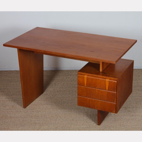 Vintage desk by Bohumil Landsman, 1970s - Eastern Europe design