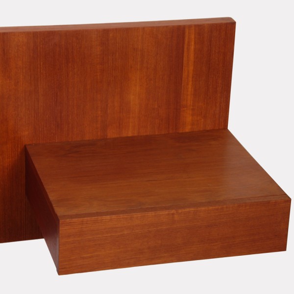 Scandinavian teak headboard, 1960s - Scandinavian design