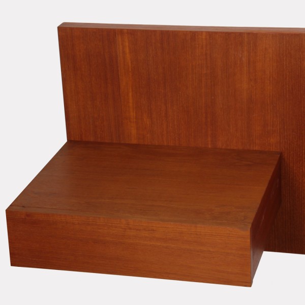 Scandinavian teak headboard, 1960s - Scandinavian design