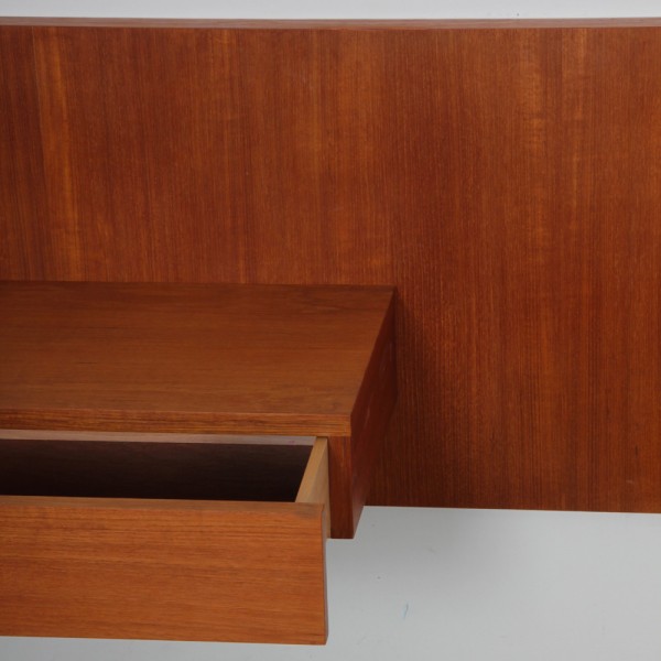 Scandinavian teak headboard, 1960s - Scandinavian design