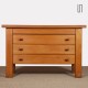 Commode en orme massif éditée par Maison Regain, 1970 - 