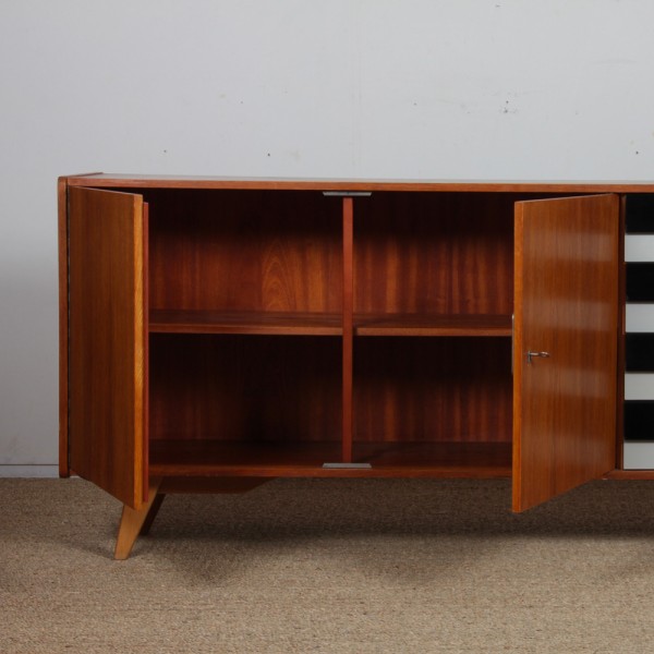 Oak sideboard by Jiri Jiroutek, model U-460, 1960s - 