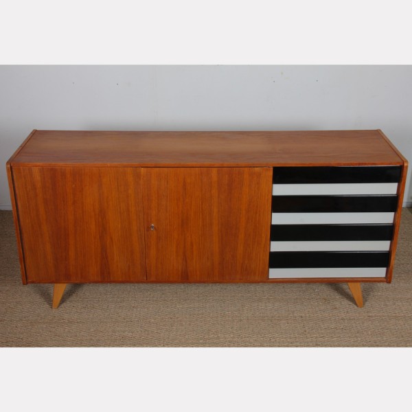 Oak sideboard by Jiri Jiroutek, model U-460, 1960s - 