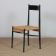 Suite of 4 Italian wooden chairs from the 1960s - Italian design