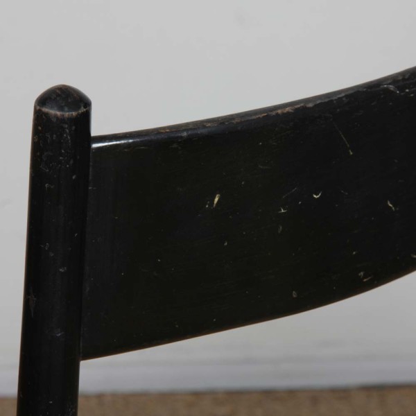 Suite of 4 Italian wooden chairs from the 1960s - Italian design