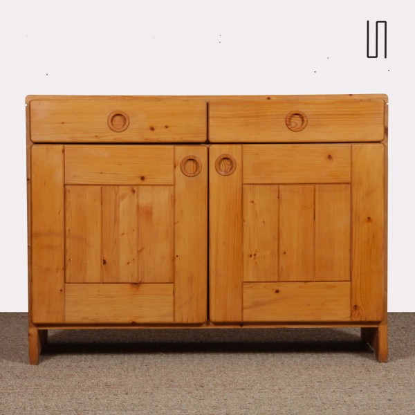 Pine sideboard, selected by Charlotte Perriand for Les Arcs, 1960s - 