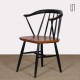 Fauteuil vintage en bois par Ilmari Tapiovaara, 1960 - Design Scandinave