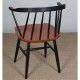 Vintage wooden armchair by Ilmari Tapiovaara, 1960s - Scandinavian design