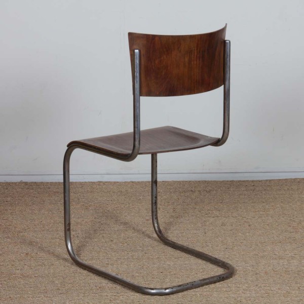 Chair designed by Mart Stam, Czech production, 1940s - 