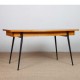 Vintage oak and metal dining table from the 1960s - 