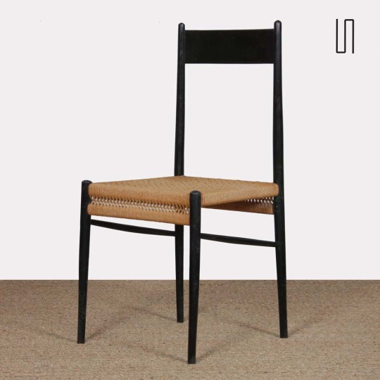 Vintage 1960s Italian wooden chair - Italian design