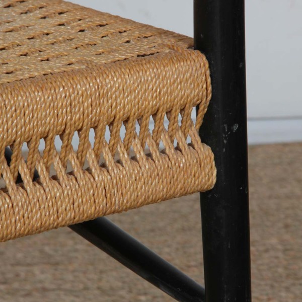Chaise italienne vintage en bois des années 1960 - Design Italien