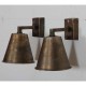Pair of brass sconces, 20th century work - 