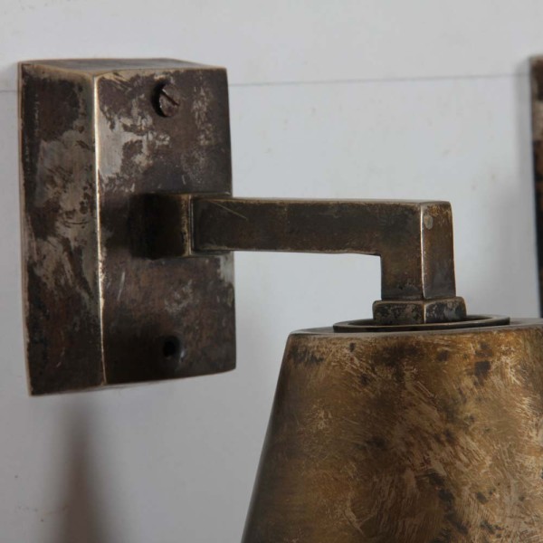 Pair of brass sconces, 20th century work - 