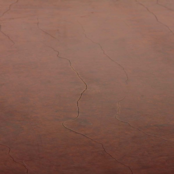 Coffee table in the Willy Rizzo style in burr wood and aluminum, 1970s - 