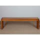 Vintage bench in solid elm, published by Maison Regain, 1980s - 