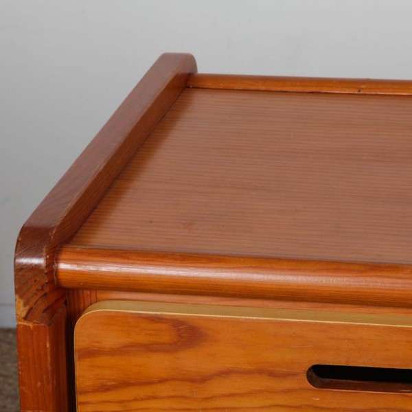 Vintage pine chest of drawers from the 1980s - 