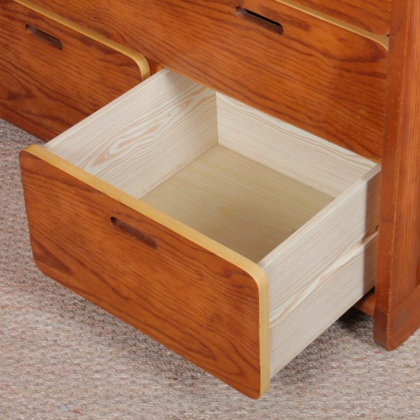 Vintage pine chest of drawers from the 1980s - 