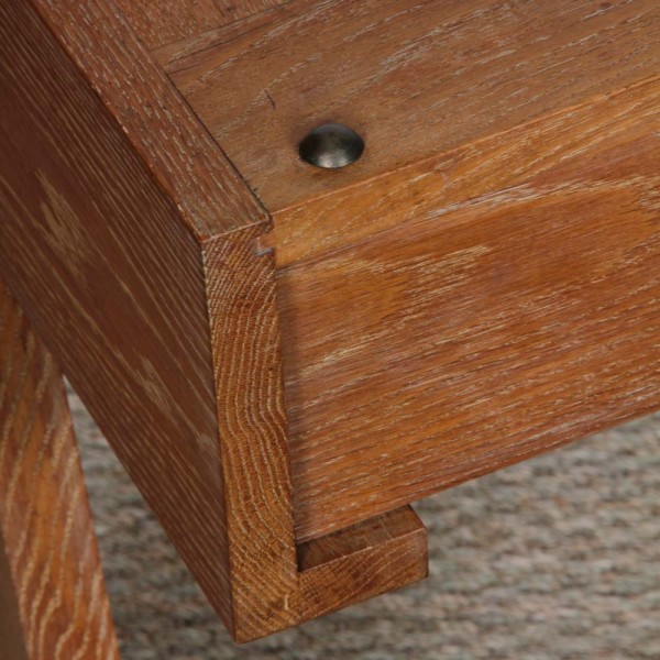 Pair of bedside tables in the Guillerme and Chambron style, 1960s - 