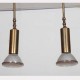 Pair of articulated hanging lamps, 20th century industrial lamps - 
