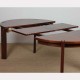 1970s extendable wooden dining table - 