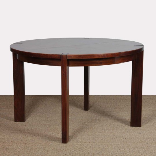 Table de repas en bois extensible des années 1970 - 