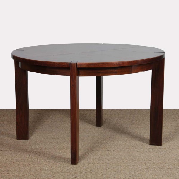 1970s extendable wooden dining table - 