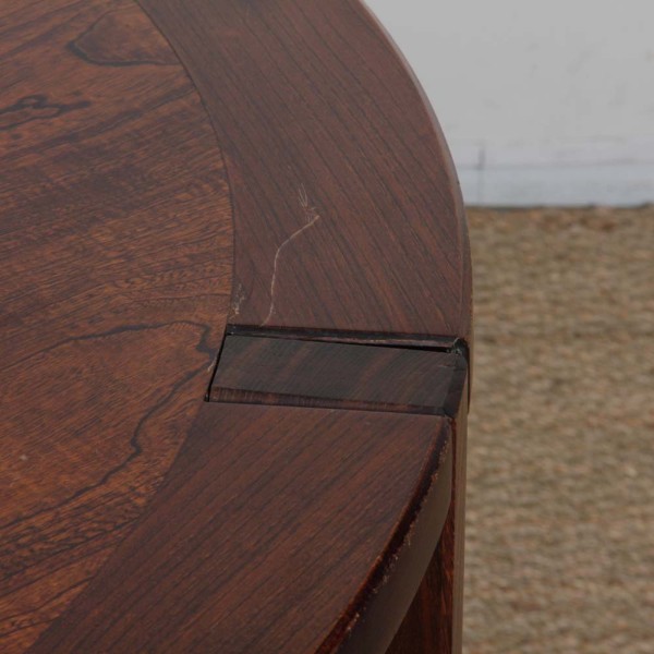 1970s extendable wooden dining table - 