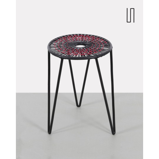 Tabouret circulaire d'Europe de l'Est, 1950 - Design d'Europe de l'Est