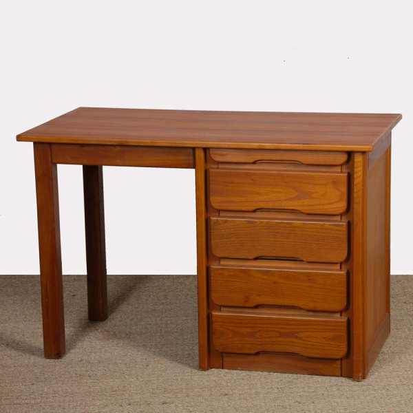Bureau en bois édité par Hafele dans les années 1980 - 