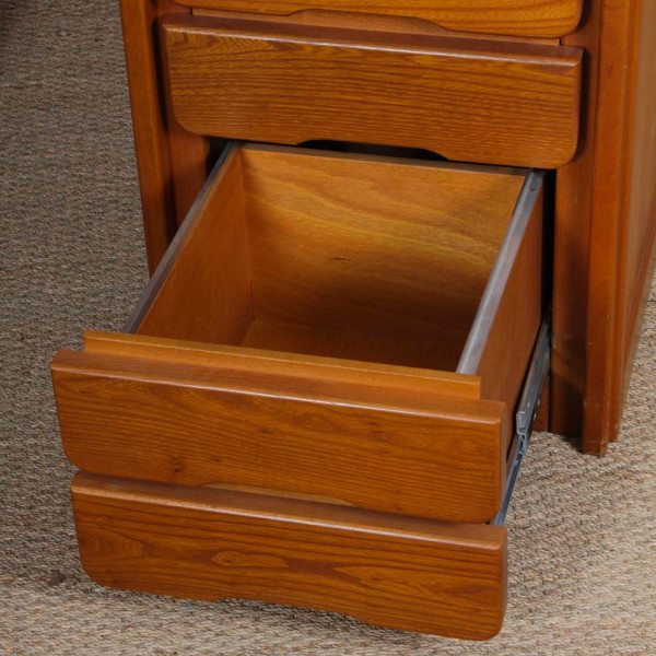 Bureau en bois édité par Hafele dans les années 1980 - 