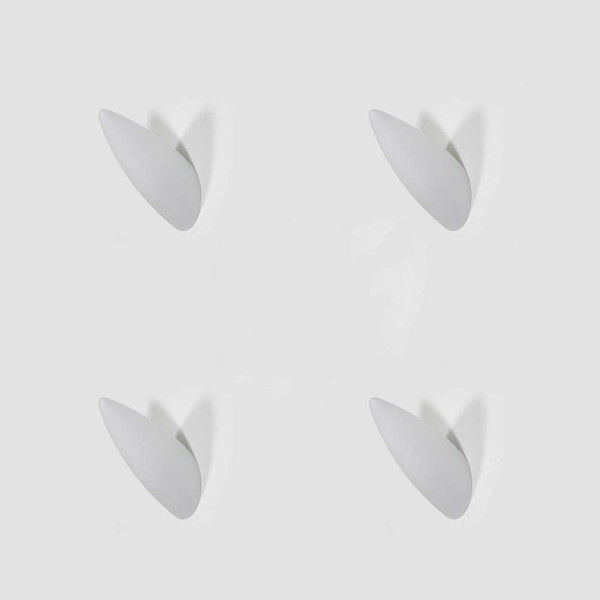 Lot de 4 appliques murales par Philippe Starck pour Flos, modèle Luci Fair, 1989 - 