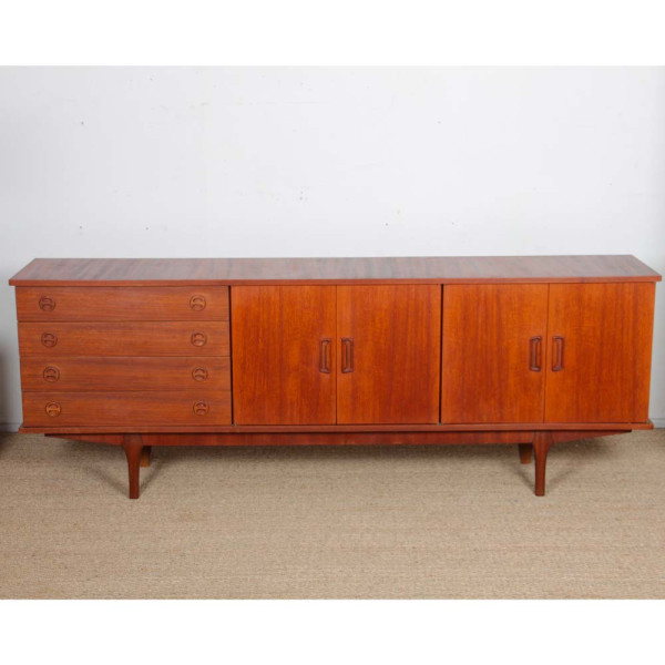 Enfilade scandinave en teck datant des années 1960 - 