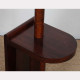 Lampadaire moderniste en bois et métal chromé, attribué à DIM, 1930 - 