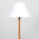 Vintage wood and metal floor lamp from the 1960s - 