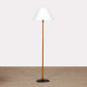 Lampadaire vintage en bois et métal des années 1960 - 