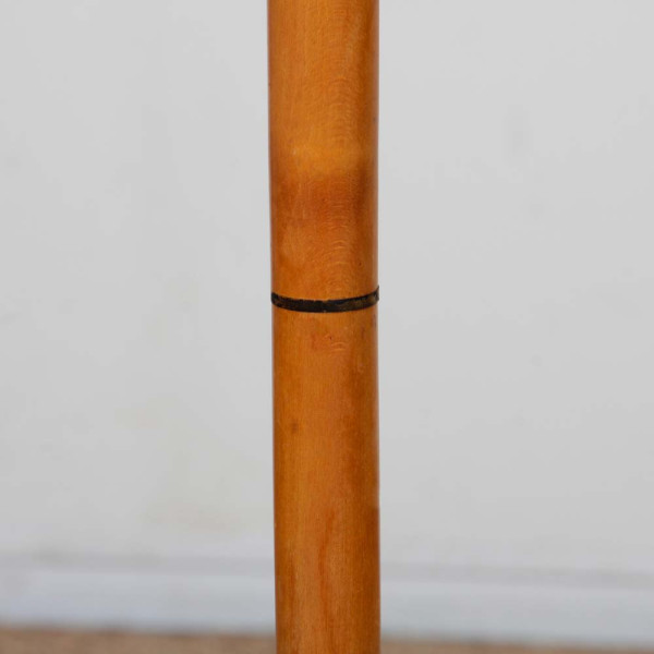 Vintage wood and metal floor lamp from the 1960s - 