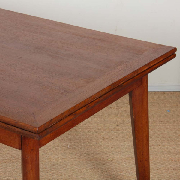Table de repas extensible en chêne des années 1950 - 