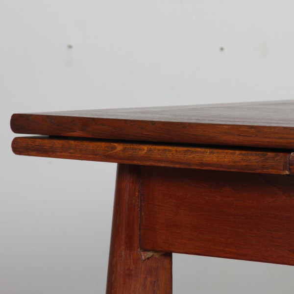 Table de repas extensible en chêne des années 1950 - 