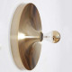 Brushed steel wall light dating from the 1970s - 
