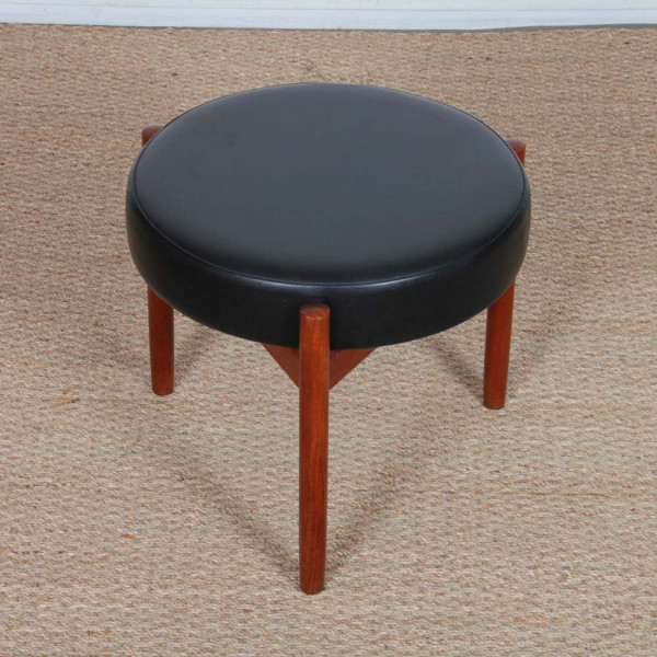 Tabouret scandinave par Hugo Frandsen pour Spottrup, 1960 - Design Scandinave