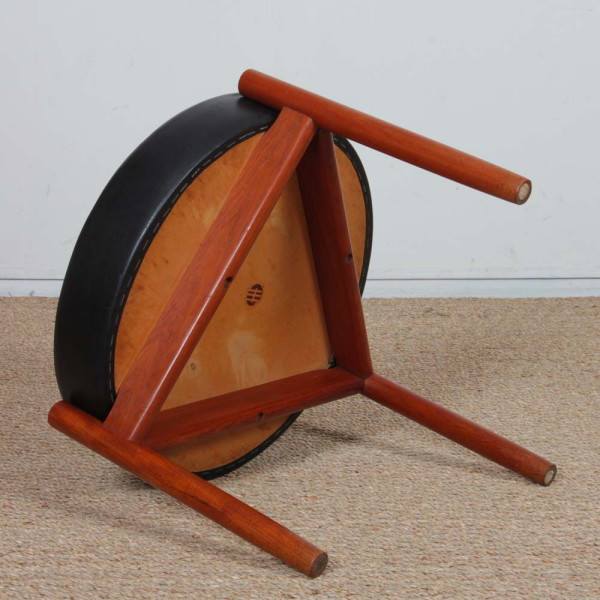 Scandinavian stool by Hugo Frandsen for Spottrup, 1960s - Scandinavian design