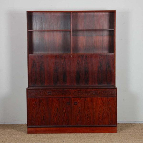 Secrétaire scandinave en palissandre de Rio par Erik Brouer, 1960 - Design Scandinave
