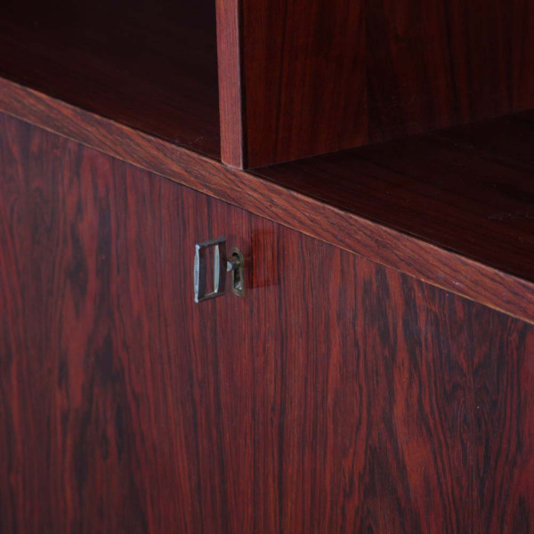 Scandinavian desk in Rio rosewood by Erik Brouer, 1960 - Scandinavian design